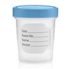 Sterile Specimen Cups Individually Bagged with Lids [3 Count] 4 oz Clear Urine Collection Cup with Leak Proof Screw On Covers - 4.5 Compacity Specimens Jars – for Safe Pee, Stool, Semen Sample Testing