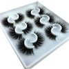 HBZGTLAD 6 Pairs Fluffy False Eyelashes Natural Faux Mink Strip 3D Lashes Pack (MDF-13)