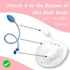 Sitz Bath Flusher Tube for for Sitz Bath Seat with Pump and Sprayer | Flush Hose for Portable Bidet