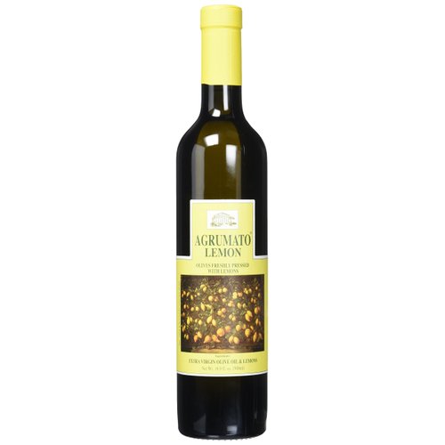 Agrumato Extra Virgin Olive Oil Pressed with Lemons, 16.9 Fluid Ounce