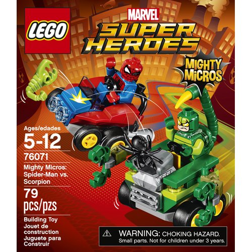 LEGO Super Heroes Mighty Micros: Spider-Man vs. Scorpion 76071 Building Kit