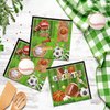 Sports Themed Birthday Party Supplies,40PCS Sports Theme Basketball Football Dinner Napkins All Star Birthday Paper Napkins for Sports Birthday Party Decoration