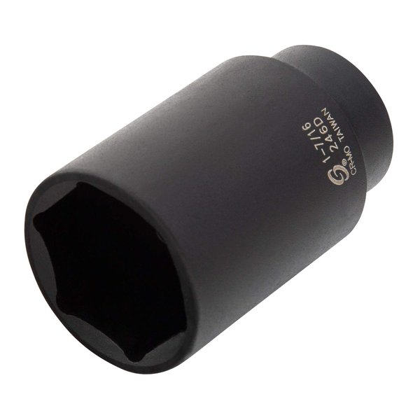 SUNEX TOOLS 246D 1/2-Inch Drive 1-7/16-Inch Deep Impact Socket