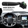 Windshield Wiper Switch Multifunction Turn Signal Control Assembly Compatible with 2015-2019 Ford F150 F250 F350 F450 F550 Super Duty, Replaces# CBS2293, FL3Z13K359AA