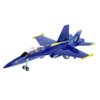 Playmaker Toys 🛦 United States Navy Blue Angels F/A-18 Super Hornet Fighter Jet 9inch Die Cast Metal Model Toy w/Pullback Action