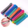 Orthodontic Ligature Ties Braces Color Bands 1040 PCS, Annhua ​Dental Orthodontic Elastomeric O-Rings Braces Rubber Bands for Braces Brackets