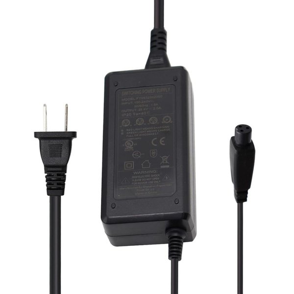 New 29.4V/24V Lithium Battery Charger for E100 E200 E300 E125 E150 E500 E175 PR200 E225S E325S MX350 (Output: 29.4V 2A) 3-Prong Inline Female
