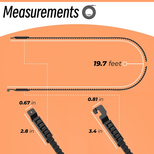 41A5250 Garage Door Opener Belt, 237" Drive Belt for 7ft Height Garage Door, 41AB050-2 Belt Compatible with Chamberlain Liftmaster Sentex Whisper Garage Door Openers System Parts