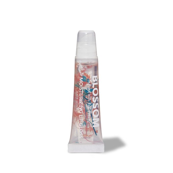 Blossom Scented Moisturizing Lip Gloss Tubes, Infused with Real Flowers, 0.3 fl. oz/9ml, Cotton Candy