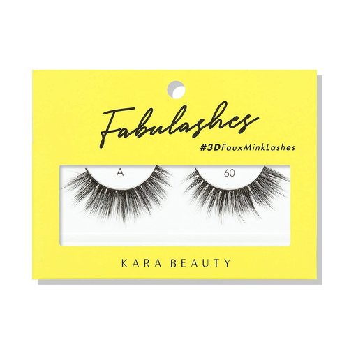 KARA BEAUTY FABULASHES 3D Faux Mink False Eyelashes - Style A60