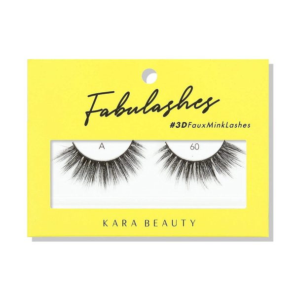 KARA BEAUTY FABULASHES 3D Faux Mink False Eyelashes - Style A60