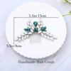 Yean Crystal Bride Wedding Hair Comb Silver Bridal Hair Accessories Rhinestone Hair Piece for Women and Girls
