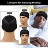 4+2 Silky Durags with Wave Brush for Men 360, Curved Medium/Hard Hair Brush Kits,C