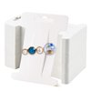 Mototo 300 PCS Hair Clip Bow Display Cards Hair Barrettes Jewelry Display Holder Rectangle Paper Cardboard for Hair Accessories Display and Organizing, 4 x 2-1/2 Inches (White)