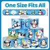 YYMYMGJ 48 PCS Penguin Slap Bracelets Party Favors, Penguin Wristbands Bracelets Goodie Bag Fillers for Penguin Birthday Party Decorations Supplies for Kids Boys Girls Classroom Rewards