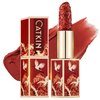 Catkin Rouge Matte Lipstick, Waterproof Long Lasting Satin Moisturizing Smooth Soft 0.13 Ounce-Chinese Style (C.129)