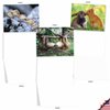 The Best Card Company - 10 Adorable Note Cards Blank (4 x 5.12 Inch) - Wildlife and Animal Cards, Assorted Boxed Kids Set - Animal Smackers M6594OCB
