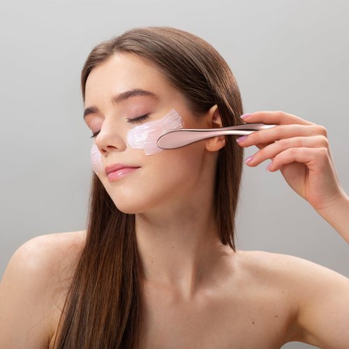 Ciieeo 6 Pcs Metal Eye Cream Applicator Eye Roller Massager Tool Eye Cream Applicator Wand Stick Facial Massager for Reducing Puffiness Wrinkle