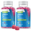Vitamin D3 Gummies for Adults & Teens - 2,000 IU, 50mcg, Regular Strength - Joint & Muscle Health, Immune Boost - Chewable Vitamin D Gummies - Vegetarian, Gelatin Free - Tasty Berry Flavored Gummy