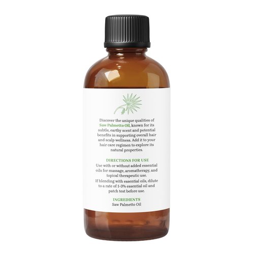 Saw Palmetto Oil - Premium Undiluted Carrier Oil by Essential Delights (4 oz.) | for Skin, Face, Body, Hair Revitalization | Vegan & Cruelty Free