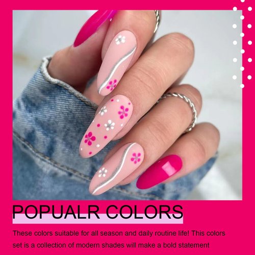 Arte Clavo 15ml Rose Red Hot Pink Gel Nail Polish Soak Off UV LED Nail Gel Polish Manicure Varnish DIY Nail Polish For Women 1477…