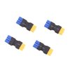 BDHI 4pcs Male EC3 to XT60 / XT-60 Female Adapter for LiPO Battery Tacon(B110-4)