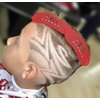 TRU BARBER Hair Grippers for Men and Women 6pcs Bundle - Salon and Barber, Hair Clips for Styling, Sectioning, Cutting and Coloring, Nonslip Grips, Hair holder (Red)