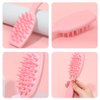 FOMIYES Hair Scalp Massager Shampoo Brush Scalp Exfoliator Dandruff Brush Massage Combs Detangling Hair Hair Scalp Massager with Handle