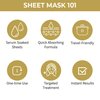 Nykaa Naturals Skin Secrets Bubble Sheet Mask, Gold, 0.67 oz - Hydrating, Brightening Sheet Face Mask - Collagen Boost - Fights Dullness