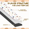 Tellegloww 36 ft Scalloped Magnetic Border Magnetic Border for Whiteboard Bulletin Board Borders Reusable Rolled Borders Trim for Office Chalkboard(Polka Dot)