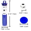 Left Right Center Dice Game Prime Set Bundle with 3 Dices + 30 Chips. Round Tube Storage is Very Convenient for Travel. Easy to Store, Carry Around. (5 Pack)