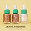 KimChi Chic Beauty Glam Tears Liquid Highlighter, Cheek Shimmer and Body Glitter, Sun-Kissed Glow, Luminous Finish, Non-Vegan Makeup, Silk Highlighter, 0.56 fl oz