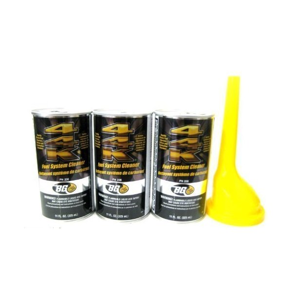 3 Pack Bg 44k Fuel System Cleaner w/ Bg Funnel - 3 Cans by BG