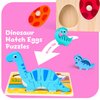 AuntyFey Dinosaur Wooden Toddler Puzzle 1-3 with Dinosaur Eggs Peg Puzzles, Montessori Toys for 1 2 Year Old Boy Girl, Kid Wooden Puzzles Ages 2-4, Dinosaur Toy for Toddler, Learning Preschool Puzzle