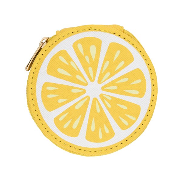 Miamica Zippered Pill Case with 7-Day Removable Plastic Medicine Organizer, Yellow, 3.5” L x 2.75” W x 1.25” H – Keep Your Vitamins and Pills Organized – Compact and Sleek Pill Box