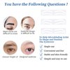 Tyqour 12Pairs Eyebrow Stencils Stickers Disposable Eye Brow Stencil Kits Adhesive Eyebrow Stencils Disposable Eyebrow Template for Brows Shaping
