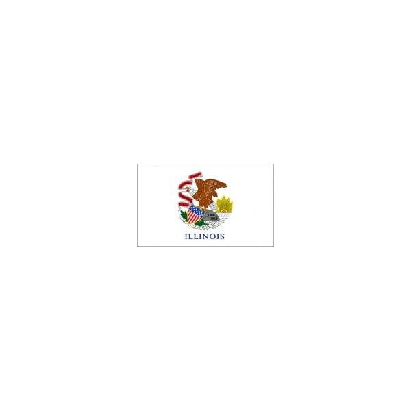NEOPlex 3' x 5' USA State Flag - Illinois