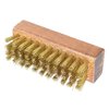 Ralyn Suede Shoe Brush - Brass Bristle Brush - 3” Suede Brush for Shoes, 1 Piece Suede Nubuck Brush Cleans & Restores Suede Leather, Shoes & Boots
