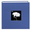 Fabric Frame Cover Photo Album 200 Pockets Hold 4x6 Photos, Sky Blue