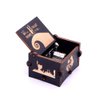 Keast We Are Simply Meant to Be Hand Crank Music Boxes, Unique Vintage Laser Engraved Wood The Nightmare Before Christmas Music Box Valentine's Day Gift Christmas Gift for Women