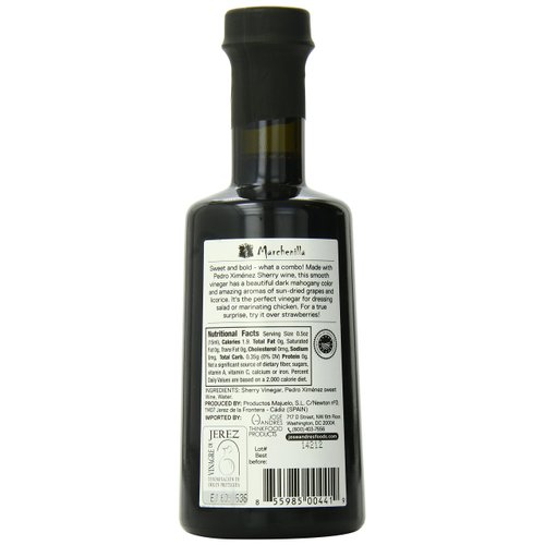 Jose Andres Foods Pedro Ximenez Sherry Vinegar, 8.45 Ounce