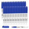 Shuttle Art Permanent Markers, 30 Pack Blue Permanent Marker set,Fine Point, Works on Plastic,Wood,Stone,Metal and Glass for Doodling, Marking…
