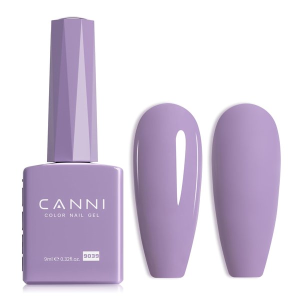 CANNI Lavender Purple Gel Nail Polish, 1Pcs Light Purple Gel Polish Pastel Purple Color Nail Polish Gel High Gloss Soak Off U V Gel Nail French Nail Manicure Salon DIY