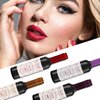 ALIVER Wine Lip Tint 6 Colors/Set, Waterproof Long Lasting Lip Stain, Non stick Cup Lip Gloss, Light