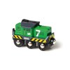 BRIO World 33214 - Freight Battery Engine - 1 Piece Wooden Toy Train Set for Kids Age 3 and Up, Green