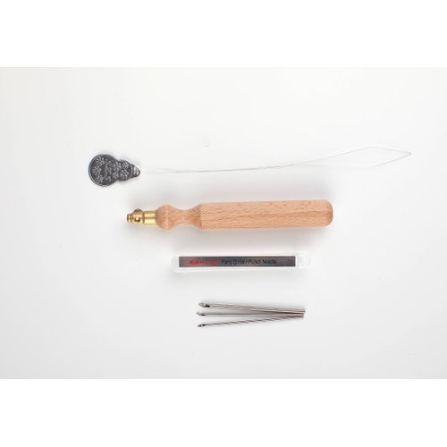 Nurge Premium Quality Punch Needle Kit, 1.2 mm - 1.6 mm - 2.2 mm Metal Tubes and Wooden Handle Punch Needle Kits for Adult Beginner, Embroidery Weaving Tools for Thread