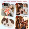 3Pcs Cat Hair Claw Clips for Short Long Hair, Cute Pet Hair Clips for Cat Lovers, Funny Hairpins for Women Girls, Suitable for Straight and Curly Hair, as a Gift for Family, Friends