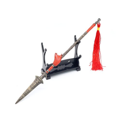 Chewmeter Elden Ring Partisan Spear Replica Action Figures Toys Collection Gift Party Supplies Desk Decoration Backpack Pendant Gift