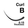 EMILYSTORES Lash Extensions 0.15mm Thickness B Curl 11mm Length Volume Individual Natural-Looking Eyelashes For Eyelash Extensions(0.15,B,11mm)