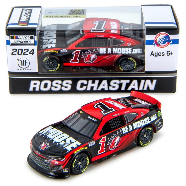 Lionel Racing Ross Chastain 2024 Moose Fraternity Diecast Car 1:64 Scale
